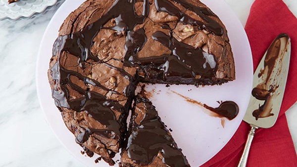 Brownie tart