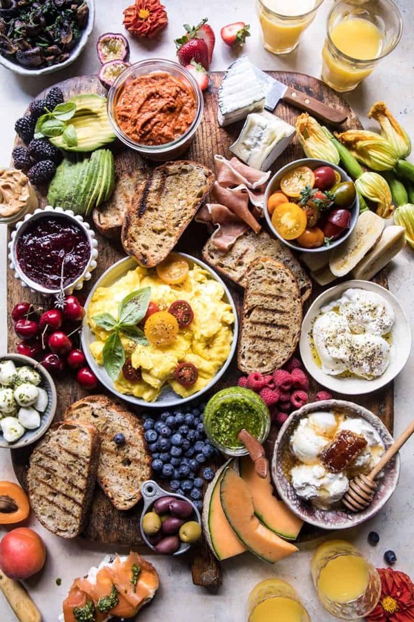 Brunch bruschetta bar