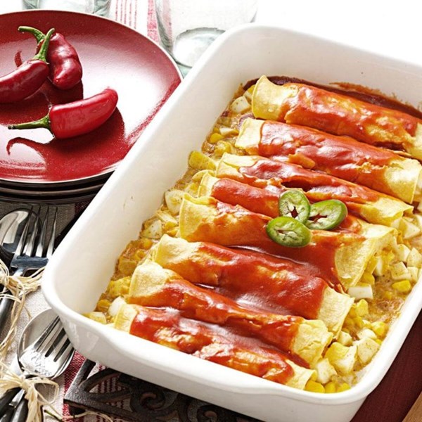 Brunch enchiladas
