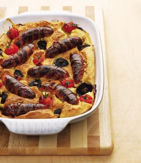 Brunch-style toad-in-the-hole