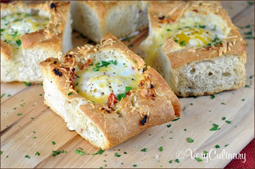 Bruschetta egg cups