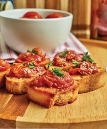 Bruschetta in a jar