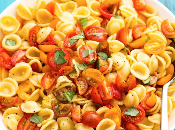 Bruschetta pasta salad