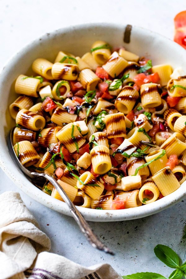 Bruschetta pasta salad