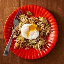 Brussels sprout & potato hash