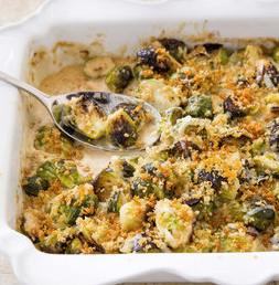 Brussels sprout gratin