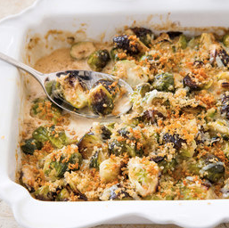 Brussels sprout gratin