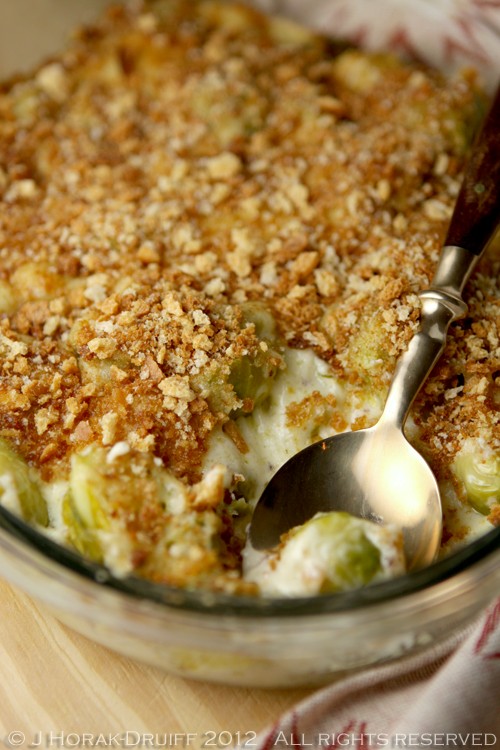 Brussels sprout gratin