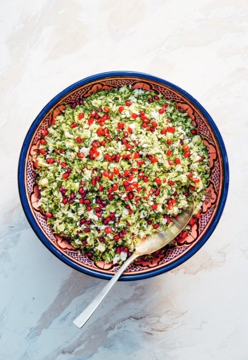 Brussels sprout salad (Salade kalam Bruxelles)