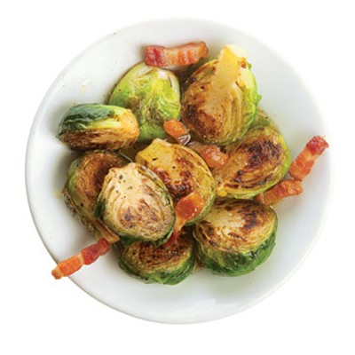 Brussels sprouts and bacon