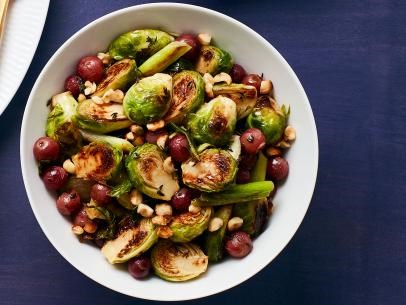 Brussels sprouts, apple and brown rice salad