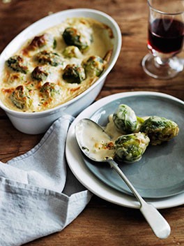 Brussels sprouts gratin
