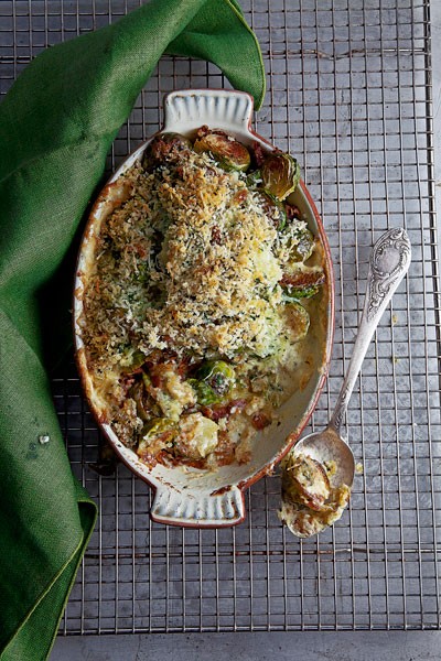 Brussels sprouts gratin
