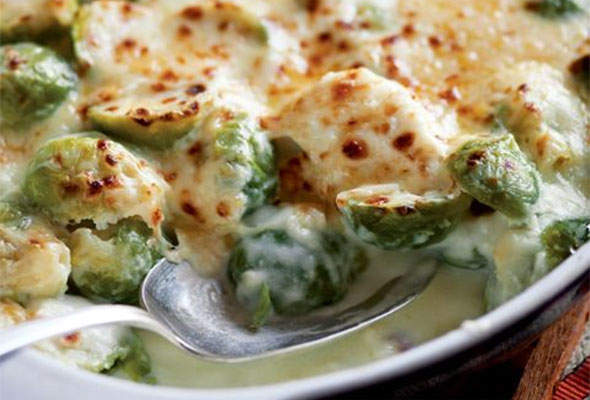 Brussels sprouts gratin