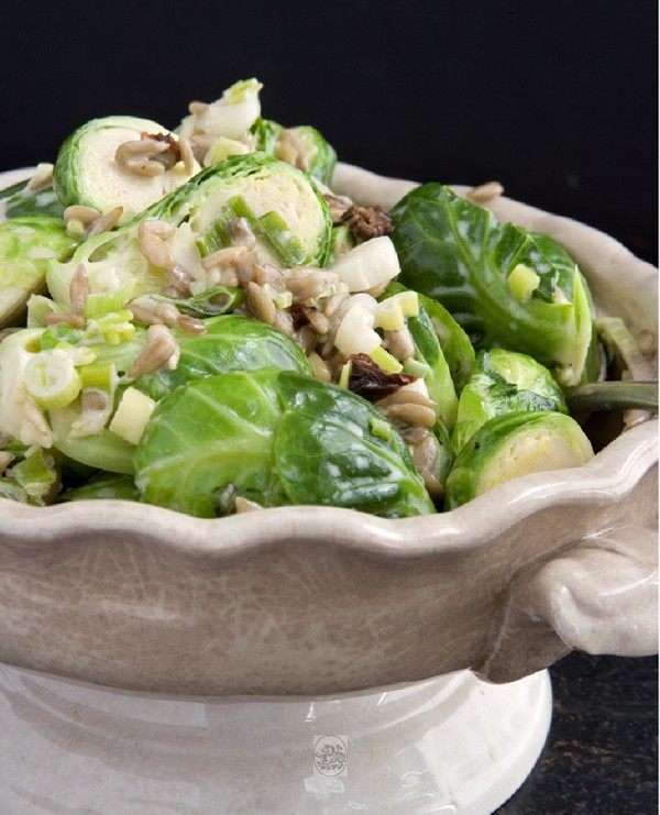 Brussels sprouts in morilla cream