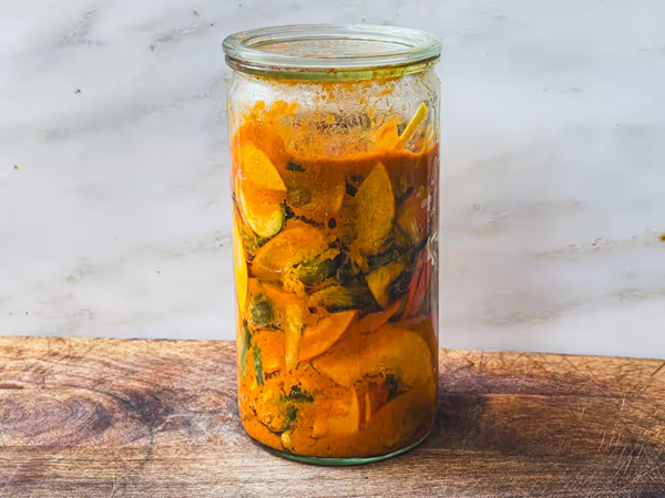Brussels sprouts kimchi