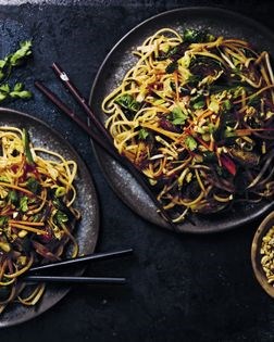 Brussels sprouts pad Thai