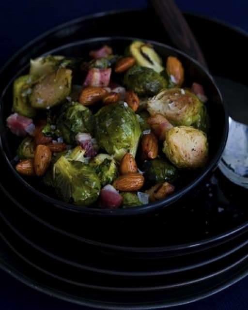 Brussels sprouts with almonds and pancetta