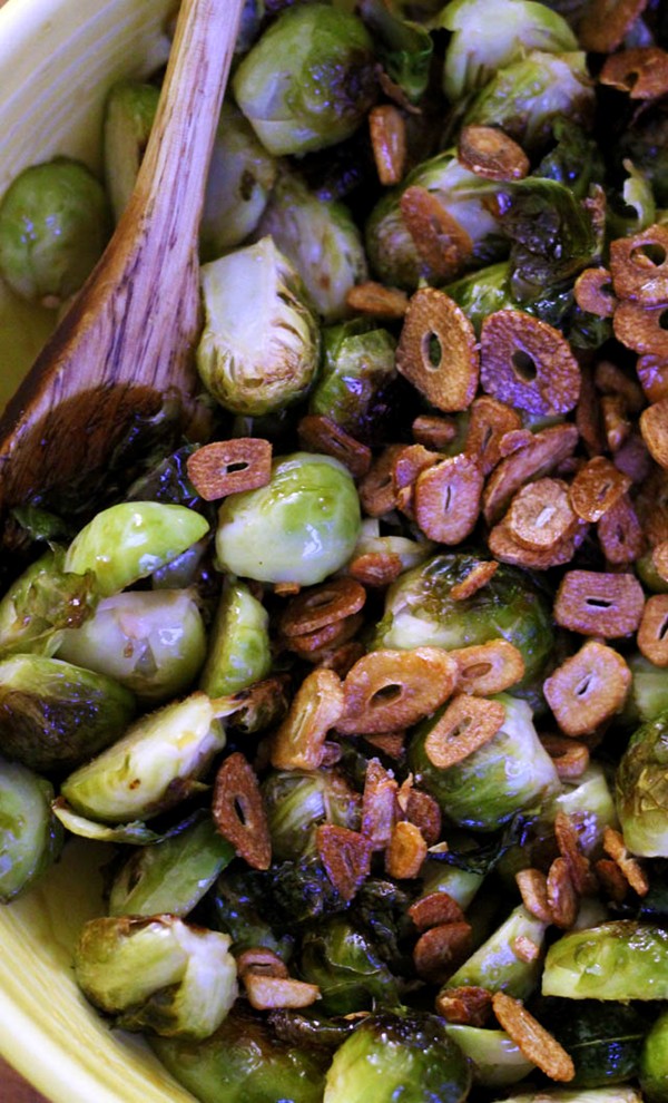 Brussels sprouts with balsamic honey