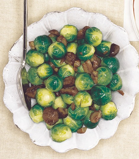 Brussels sprouts with chestnut butter