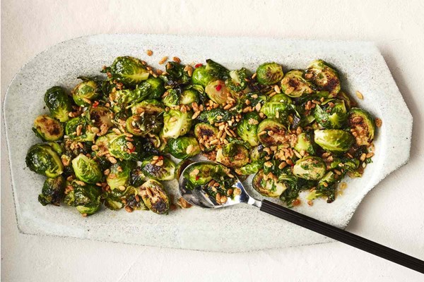 Brussels sprouts with fish sauce vinaigrette