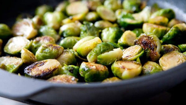 Brussels sprouts with hazelnuts
