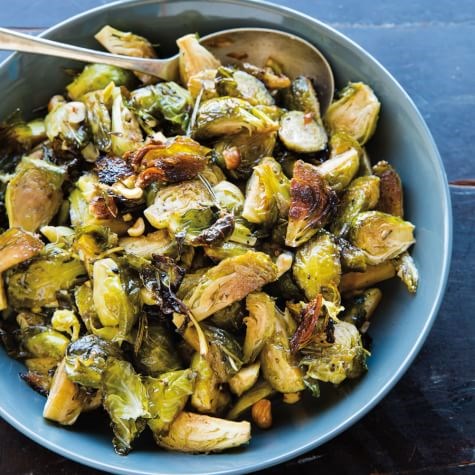 Brussels sprouts with honey, rosemary & hazelnuts