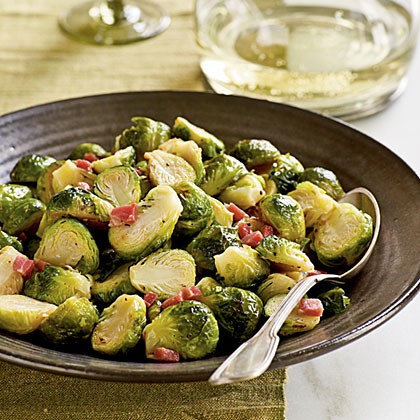 Brussels sprouts with pancetta