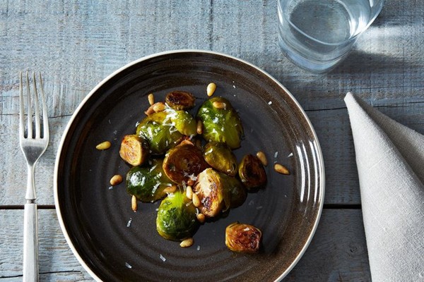 Brussels sprouts with pine nuts & thyme