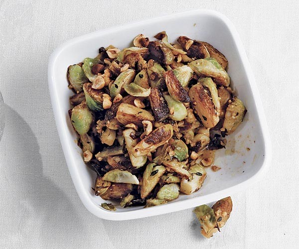 Brussels sprouts with toasted hazelnut butter