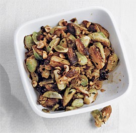 Brussels sprouts with toasted hazelnut butter