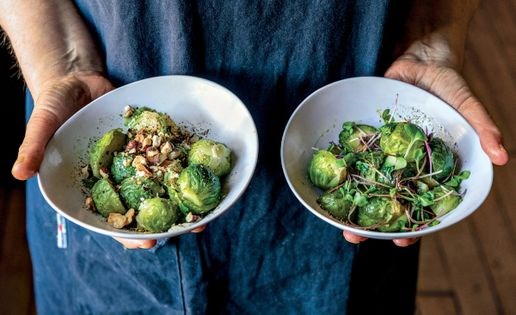 Brussels sprouts with truffles, two ways [Jack Czarnecki]
