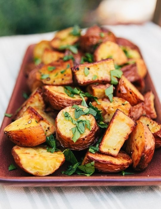 Bryant Terry's fresh herb roasted potatoes