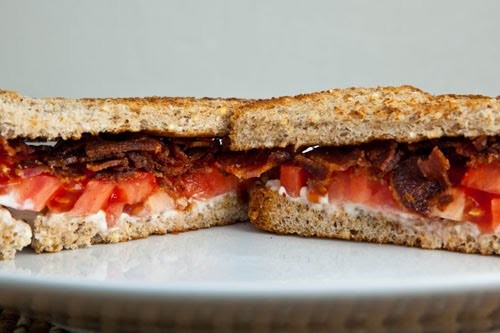 BT (bacon and tomato) sandwich