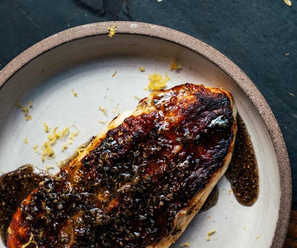 Bubala's halloumi with black seed honey