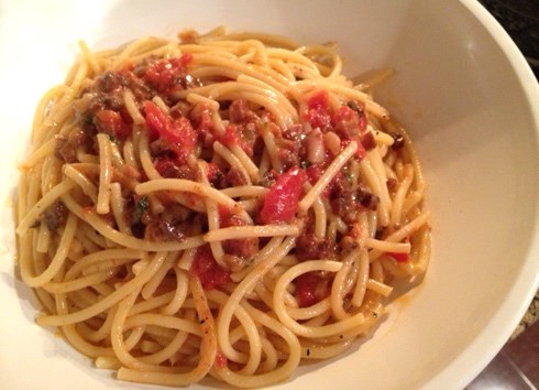 Bucatini all' matriciana