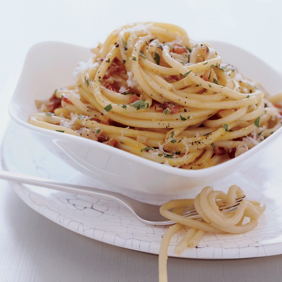 Bucatini carbonara 