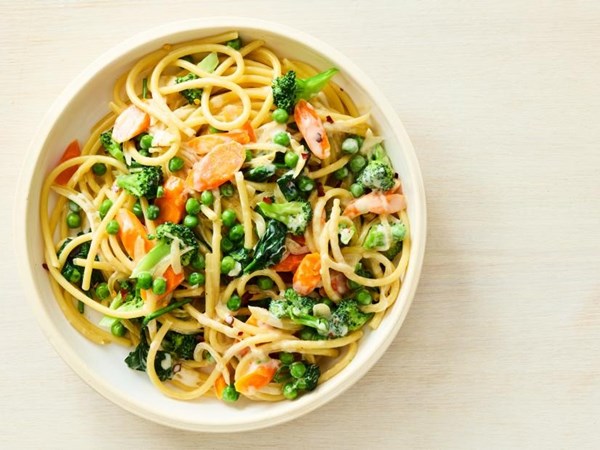 Bucatini primavera 