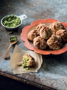 Buckwheat & cabbage momos
