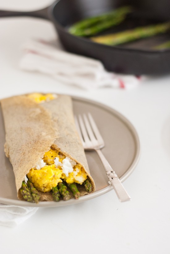 Buckwheat and spelt crêpes