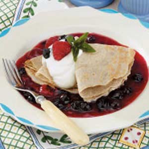 Buckwheat brunch crepes