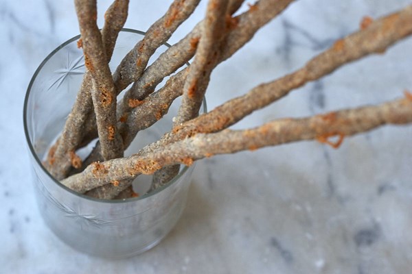 Buckwheat cheese straws
