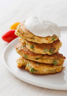Buckwheat fritters for hiding veggies