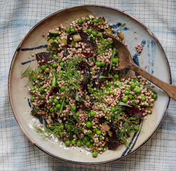 Buckwheat vinaigrette salad