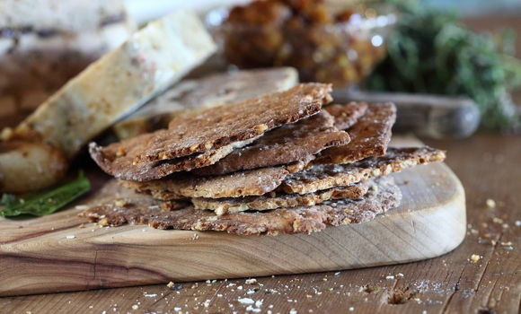 Buckwheat walnut flatbread