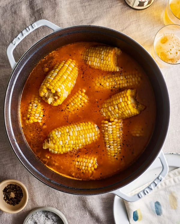 Buffalo butter bath corn