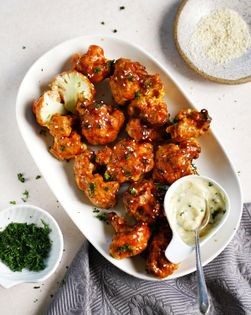 Buffalo cauliflower wings