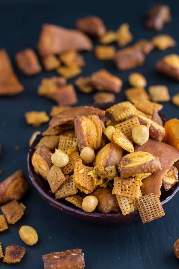 Buffalo cheddar Chex mix