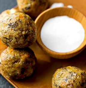 Buffalo chicken meatballs