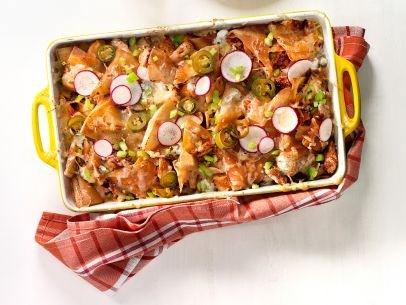 Buffalo chicken nachos